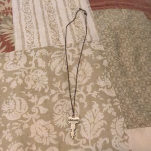 Strength key necklace